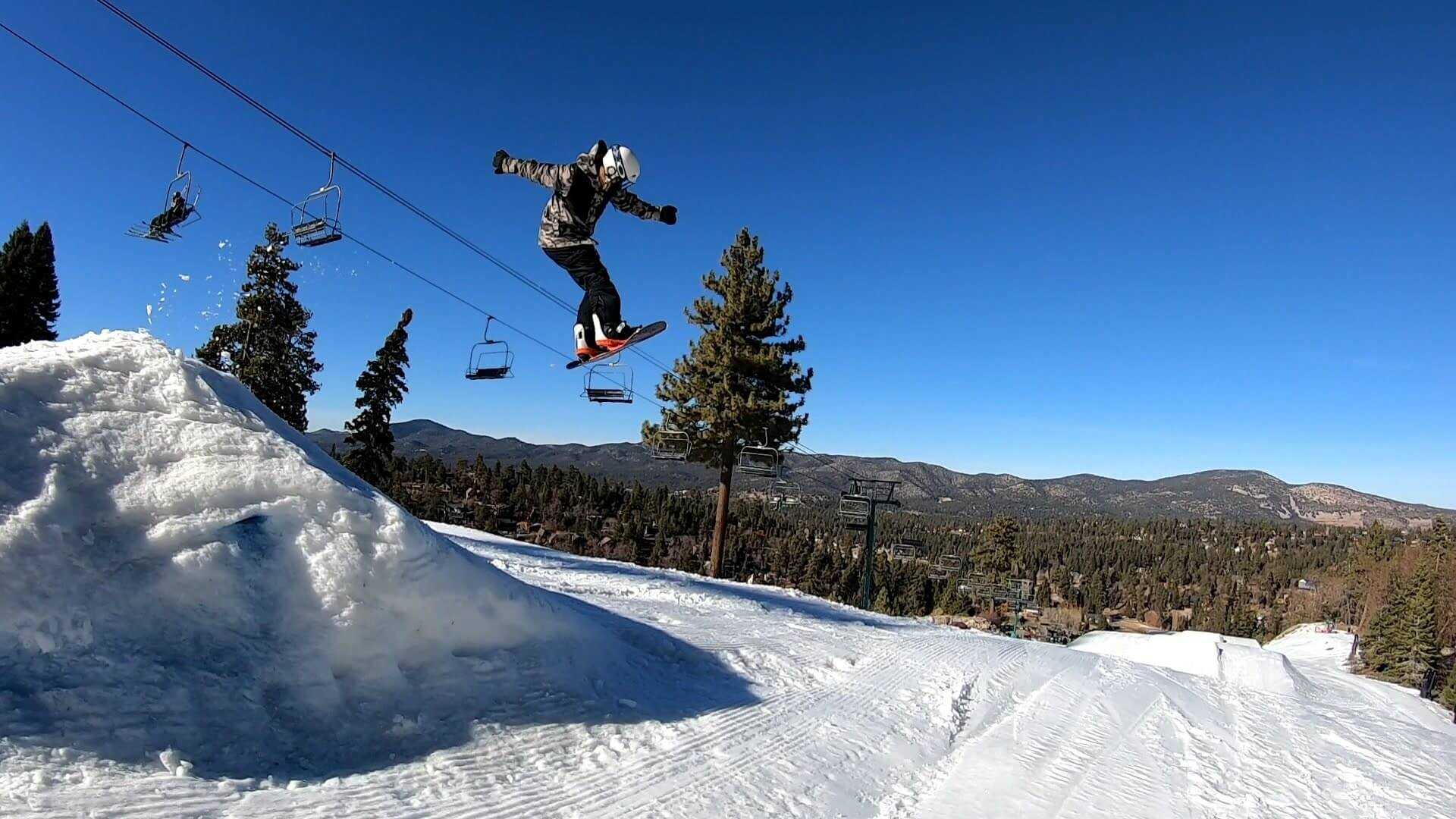 snowboarding